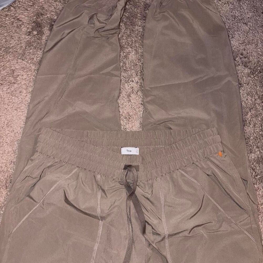 Tna Women's Khaki and Tan Joggers-tracksuits